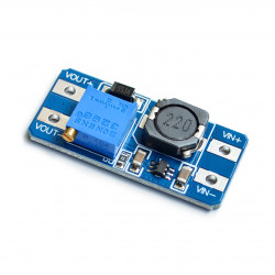 Měnič napětí (step-up) MT3608 (2V-24V na 5V–28V až 2A)