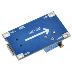 Měnič napětí (step-up) MT3608 s USB (2V-24V na 5V–28V až 2A)
