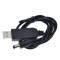 Redukce s měničem napětí z USB na DC 5.5/2.1mm s výstupem 9V