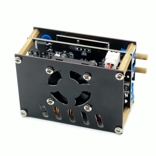 FNIRSI DC-DC nastavitelný stabilizovaný zdroj, boost/buck, CC/CV, USB-C PD vstup 4A/50W