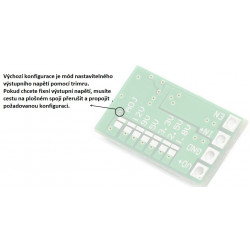 Miniaturní měnič napětí (step-down), (4.5V-24V na 0.8V–17V až 3A)