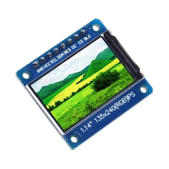 Barevný displej IPS 1.14" 135x240 ST7789V SPI