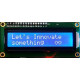 Znakový LCD displej 16x2 I2C (modrý)