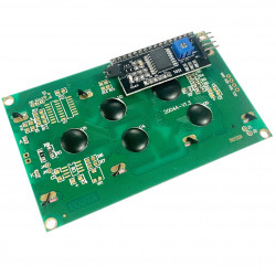 Znakový LCD displej 20x4 I2C (žlutý)