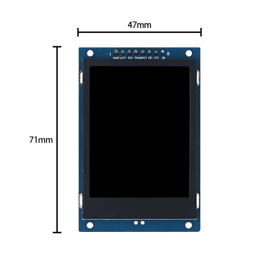 Barevný displej IPS 2.4" 320x240 ST7789V SPI