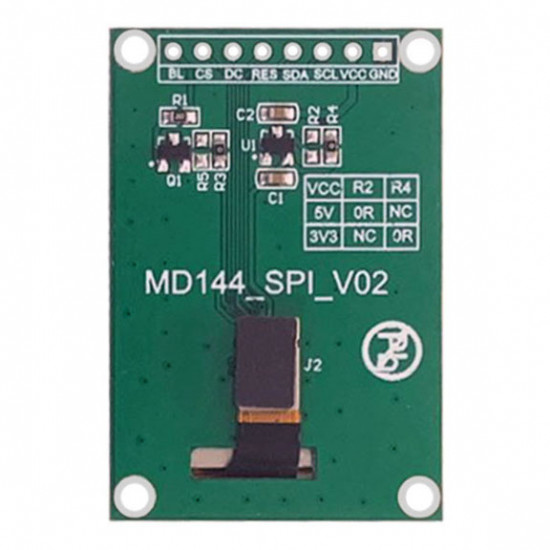 Barevný displej TFT 1.44" 128x128 ST7735S SPI