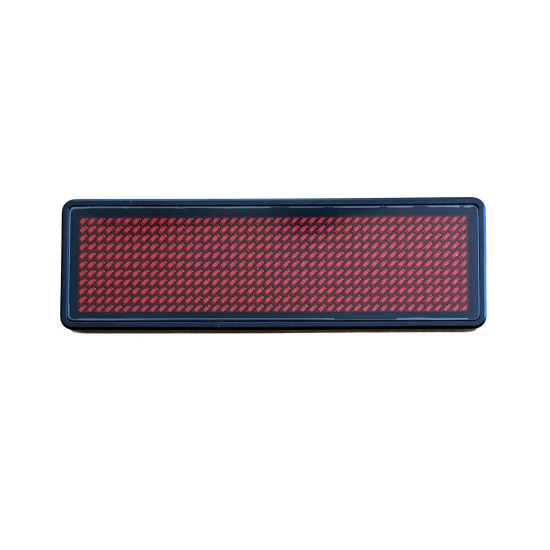 Programovatelná Bluetooth LED jmenovka NB1144 červená