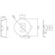 Držák baterie CR2032 horizontální s vývody do PCB SMD