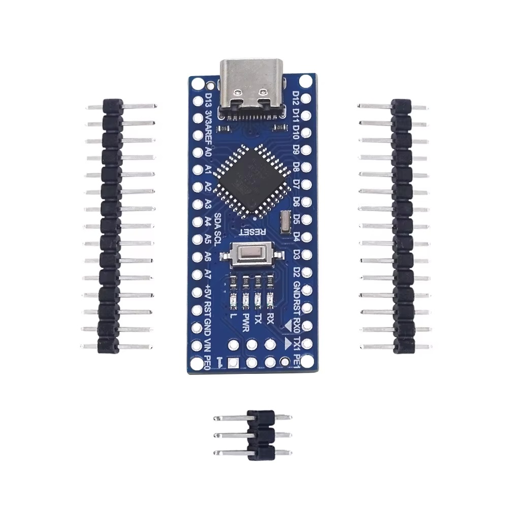 Arduino Deska Arduino Nano ATmega328P kompatibilní vývojová deska USB-C (5V 16Mhz)