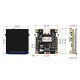 Waveshare ESP32-C6-LCD-1.3 vývojová deska IPS LCD, WiFi 6, Bluetooth 5, USB-C