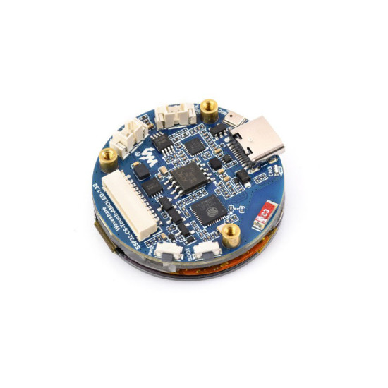 Waveshare ESP32-C6-Touch-AMOLED-1.32 s kulatým AMOLED dotykovým displejem