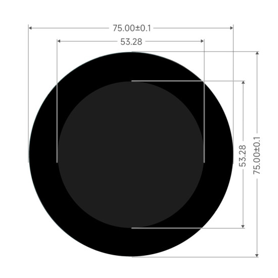 Waveshare ESP32-S3-Touch-LCD-2.1 s kulatým IPS LCD dotykovým displejem