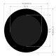 Waveshare ESP32-S3-Touch-LCD-2.8C s kulatým IPS LCD dotykovým displejem