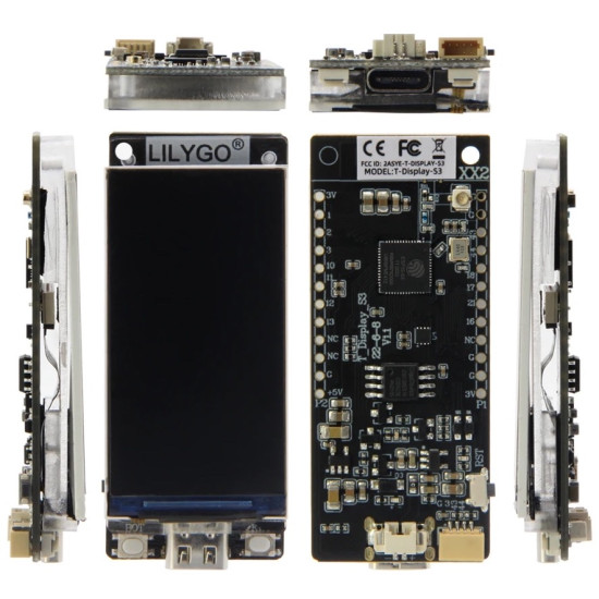 LILYGO T-Display-S3 ESP32-S3 1.9" ST7789 LCD WiFi Bluetooth 5.0