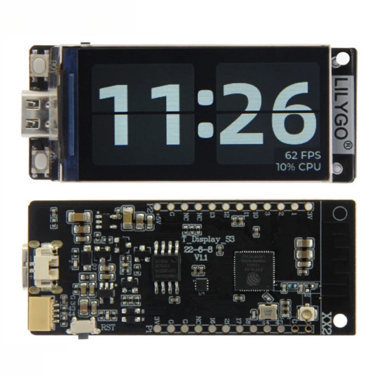 LILYGO T-Display-S3 ESP32-S3 1.9" ST7789 LCD WiFi Bluetooth 5.0