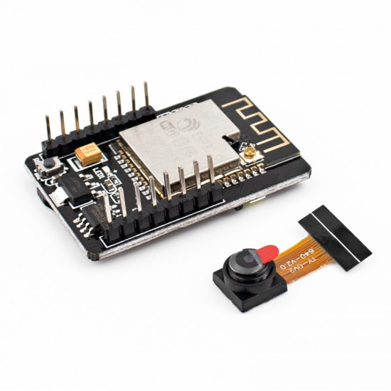 Vývojová deska ESP32-CAM (WiFi + Bluetooth + kamerový modul OV2640)