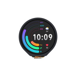 Waveshare RP2350-Touch-LCD-1.28 s kulatým IPS LCD dotykovým displejem