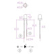 LED dioda XINGLIGHT XL-302SURD 3mm, červená