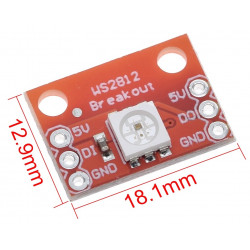 Inteligentní RGB LED modul s WS2812 NeoPixel