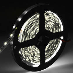 LED pásek studená bílá 5m SMD5050 IP20 (60led/m, 6W/m, 12V)