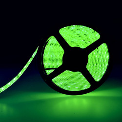 LED pásek zelená 5m SMD5050 voděodolný IP65 (60led/m, 6W/m, 12V)