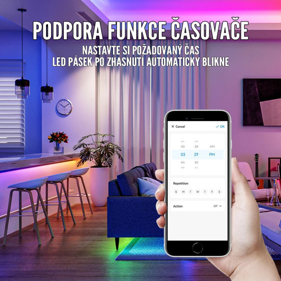 Řídicí jednotka LED pásků SP530E (WiFi, Bluetooth)