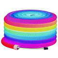 Inteligentní RGB LED pásek opletený 5m WS2812 NeoPixel (50led/m, 14W/m, IP67)