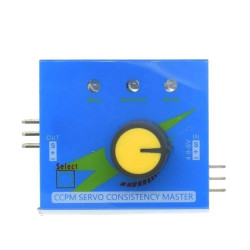 Tester servomotorů a ESC regulátorů CCPM