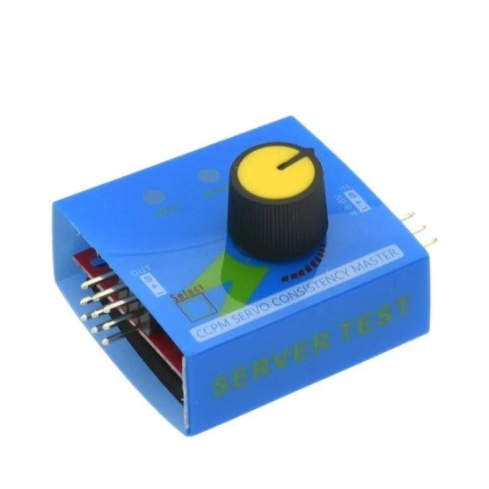 Tester servomotorů a ESC regulátorů CCPM