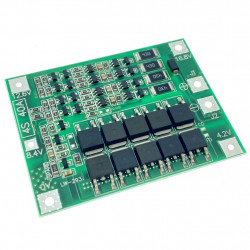 Nabíječka, balancer a ochranný modul pro Li-Ion 4S (4 články) 40A 16.8V BMS