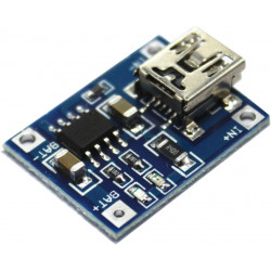 Nabíječka Li-Ion článků TP4056 s miniUSB