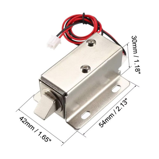 Elektromagnetický zámek BTS-312 12VDC 0.8A