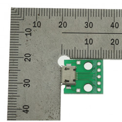 Micro USB breakout redukce DIP (2.54mm)