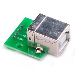 USB B breakout redukce DIP (2.54mm)
