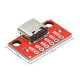 USB-C breakout deska samice zásuvka 2.54mm