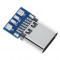 USB-C samice zásuvka breakout redukce