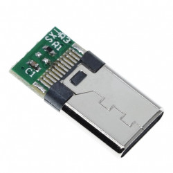 USB-C samec vidlice breakout redukce