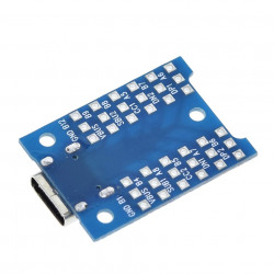 USB-C samice zásuvka breakout redukce DIP (2.54mm)