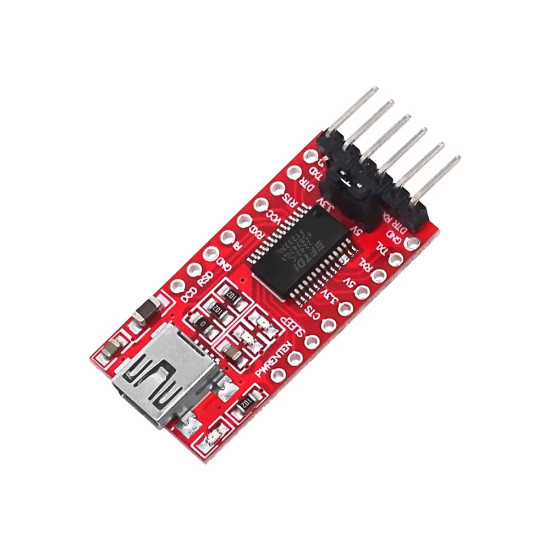 USB na TTL UART převodník FT232RL 3.3V/5V miniUSB