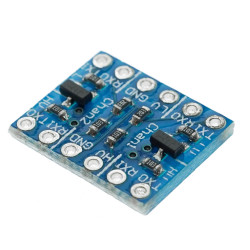 Obousměrný dvoukanálový převodník logických úrovní (I2C/UART)