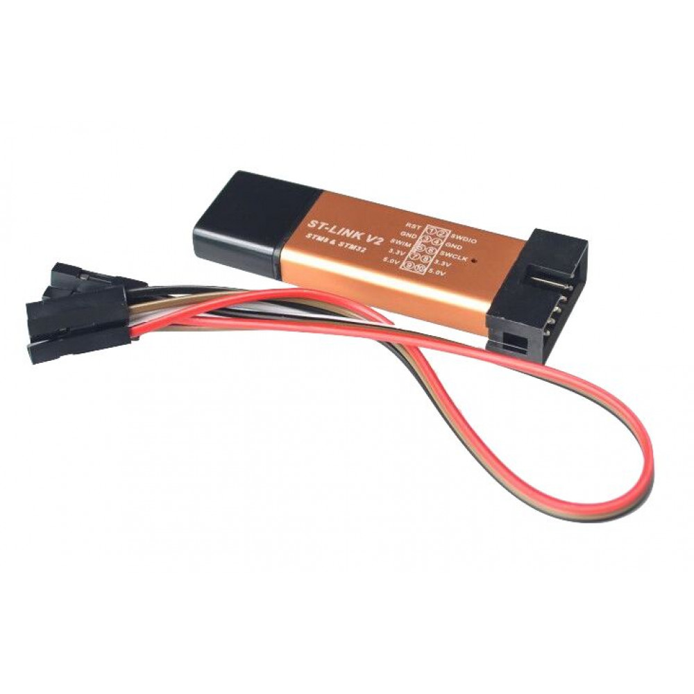USB programátor ST-Link V2 (STM8 a STM32)