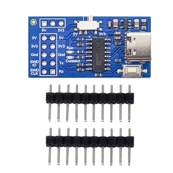 WCH Link debugger pro MCU s RISC-V architekturou a SWD rozhraním