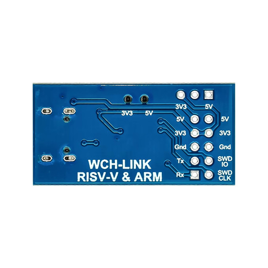 WCH Link debugger pro MCU s RISC-V architekturou a SWD rozhraním