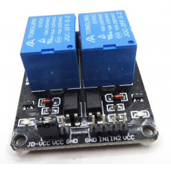 Relé modul dvoukanálový 5V (250VAC/30VDC 10A)