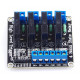 Elektronické SSR relé modul čtyřkanálový 5V (240VAC/2A)