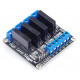 Elektronické SSR relé modul čtyřkanálový 5V (240VAC/2A)