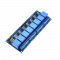 Relé modul osmikanálový 12V (250VAC/30VDC 10A)