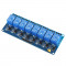 Relé modul osmikanálový 5V (250VAC/30VDC 10A)