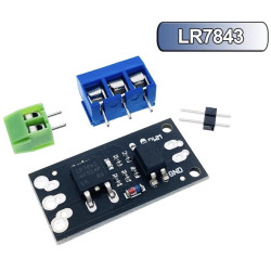 Spínací výkonový modul MOSFET LR7843 PWM (30V/161A)