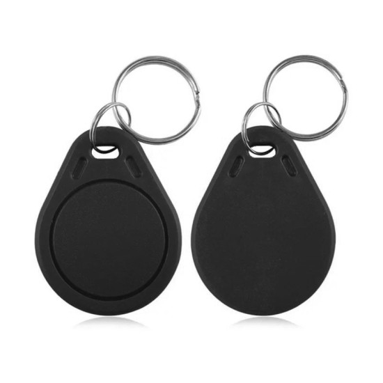 RFID NFC čip S50 13.56MHz klíčenka černá